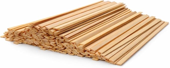 Coffee Stirrers, Bamboo Wood, Splinter-Free; Wooden Stir Sticks for Hot Chocolate, Coffee, Tea Etc, Drink Stirrer Bulk Package, Restaurant Supply, Coffee Bar, Cafe (500 Pack)
