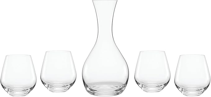 Lenox 893690 Tuscany Classics 5-Piece Decanter & Glass Set