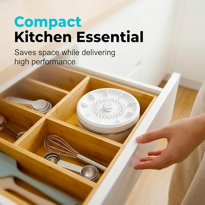 Fruit and Vegetable Washing Machine, Titanium Electrolysis Fruit Cleaner Device with Vortex Cleaning, Waterproof Wireless Fruit and Vegetable Purifier for Home Kitchen (1)