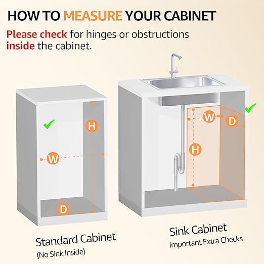 Pull Out Trash Can Under Cabinet Kit with Soft-Close Slides,Under Sink Trash Can Pull Out,for Kitchen,Sink, Drawer,Requires Minimum Cabinets Opening 12" W X 18" D(Garbage Can Not Included)