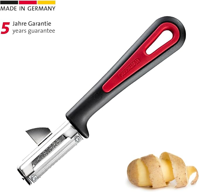 Westmark Germany Stainless Steel Swivel Vegetable Peeler (Red/Black)