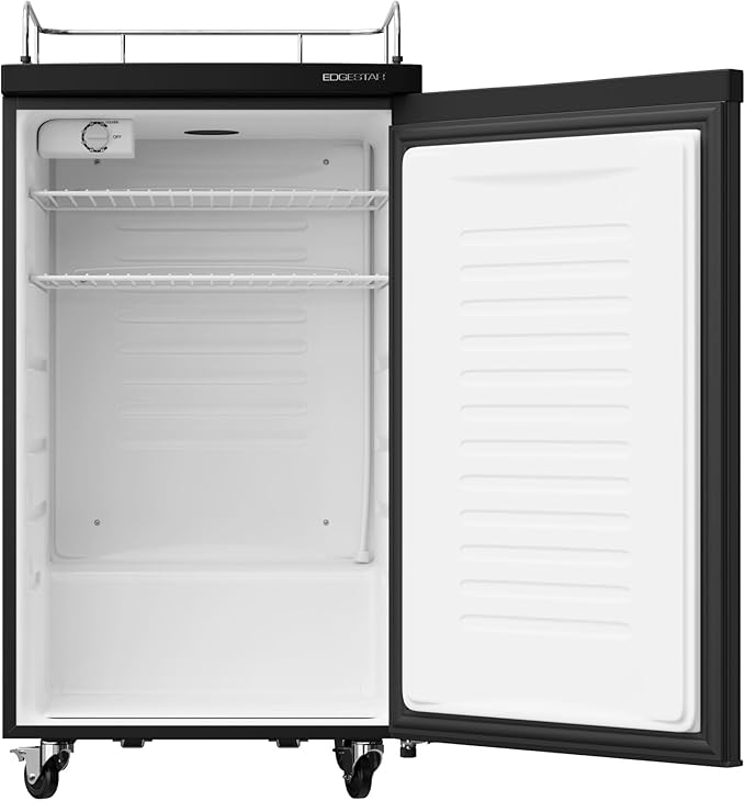 EdgeStar BR2001SS Ultra Low Temp Stainless Steel Refrigerator for Kegerator Conversion