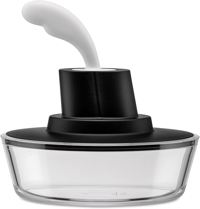 Alessi ASG13 B "Ship Shape" Butter Dish, Black