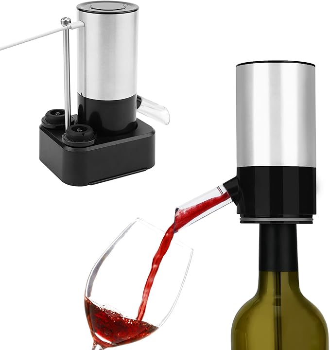 Electric Wine Aerator Dispenser and Wine Aerator