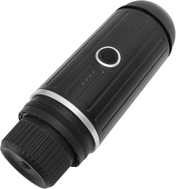Asixxsix Portable Coffee Maker, 7500mAh Battery USB Powered Travel Coffee Maker, Portable Machine with Hot Cold Extraction and Capsule Ground Compatibility for Camping