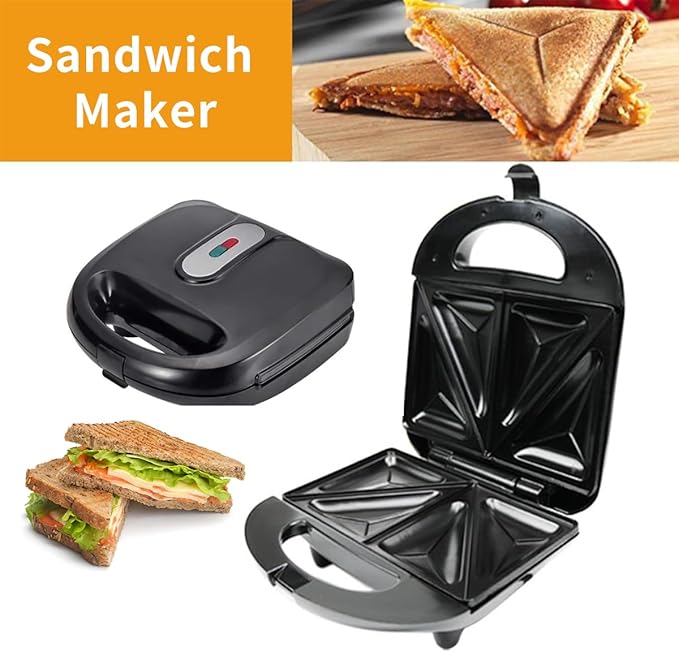 Donut Maker, 3 in 1 Electric Waffles Sandwich Machine，Panini Press Grill Iron Set with 3 interchangeable Removable Non Stick Plates，750W Detachable Dessert Toaster, Perfect for Breakfast