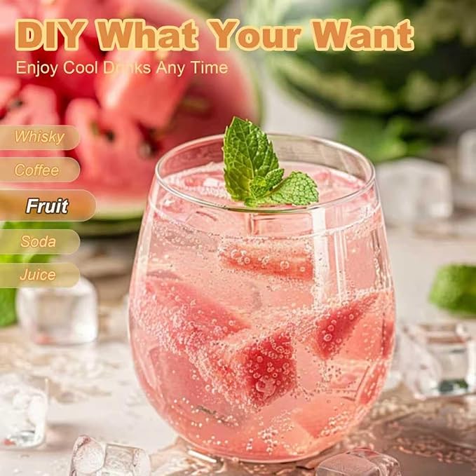 Plastic Ice Cube Trays + Silicone Ice Cube Trays with Lid and Bin