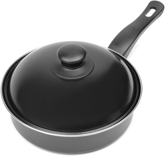Fox Run Egg Pan, Non-stick Egg Poacher and Fry Pan Set With Lid