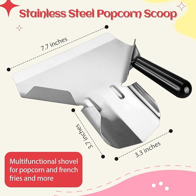 Essenya 402 Pcs Popcorn Bags with Popcorn Scoop and Salt Shaker,1 oz Small Pop Corn Bags Popcorn Bags Individual Servings for Popcorn Machine Supplies Party Movie Night Theater
