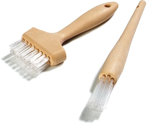Carlisle FoodService Products 4011400 Wide Waffle Iron Brush, 7", Teflon (Pack of 12)