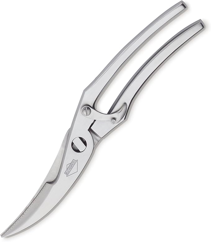 Küchenprofi All-Purpose Kitchen Scissors - 9.5-Inch Curved Stainless Steel - Dishwasher Safe Heavy Duty Poultry & Meat Shears - Bone Cutter