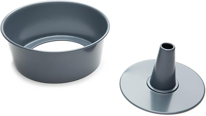 Fox Run Non-Stick Angel Food Cake Pan With Removable Bottom, 10 x 10 x 4.5 Inch Tube Cake Pan