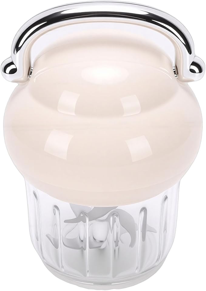 Bewinner Rechargeable Garlic Chopper 350ML | Cordless Electric Food Processor 21000 RPM for Baby Food and Veggies