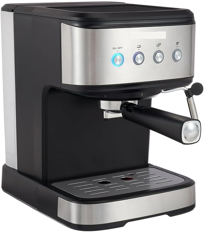 Espresso Maker 1.5L Capacity Coffee Machine with Milk Frother