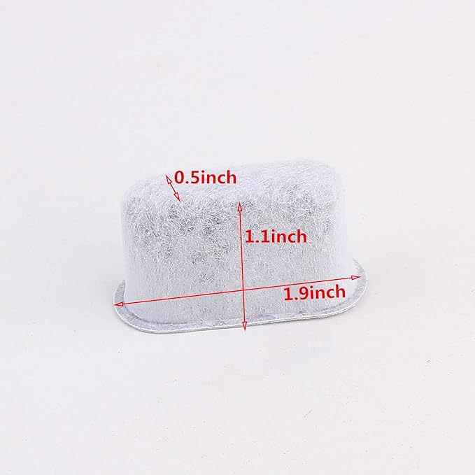 Replacement Parts Water Filter Holder with 3 Pack Charcoal Water Filters,Compatible with cuisinart Coffee Maker (black)