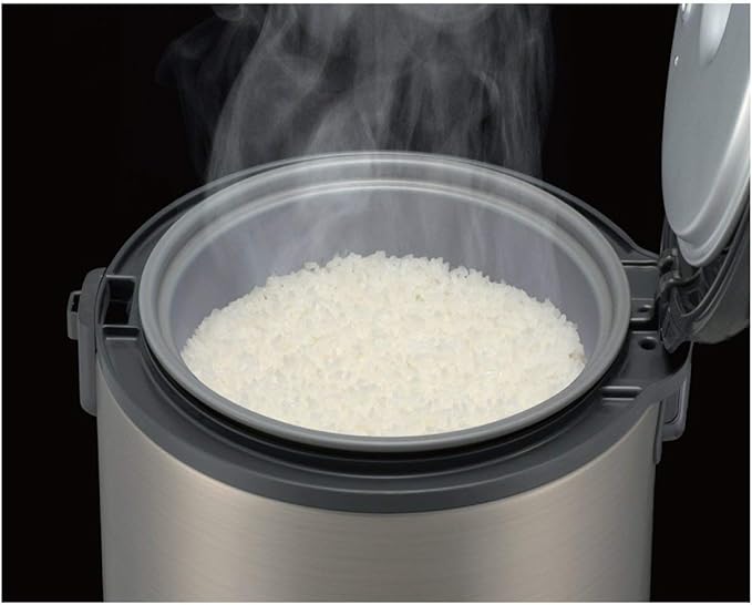 Tiger JNP-S18U-HU 10-Cup (Uncooked) Rice Cooker and Warmer, Stainless Steel Gray