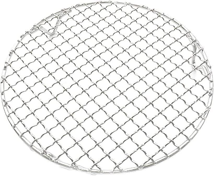 Versatile Round 304 Stainless Steel Cooling Rack Baking,Heat Resistant Rust Proof Sturdy Durable Dia 7"