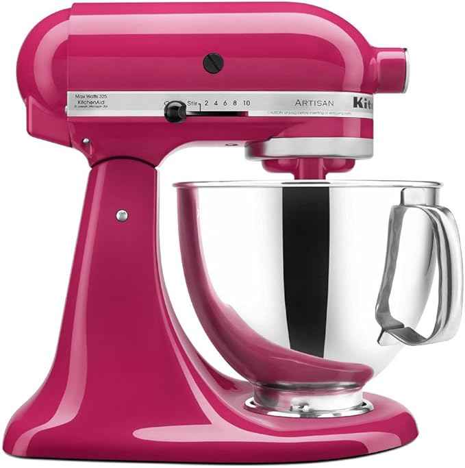 KitchenAid KSM150PSCB Artisan Series 5-Qt. Stand Mixer with Pouring Shield - Cranberry