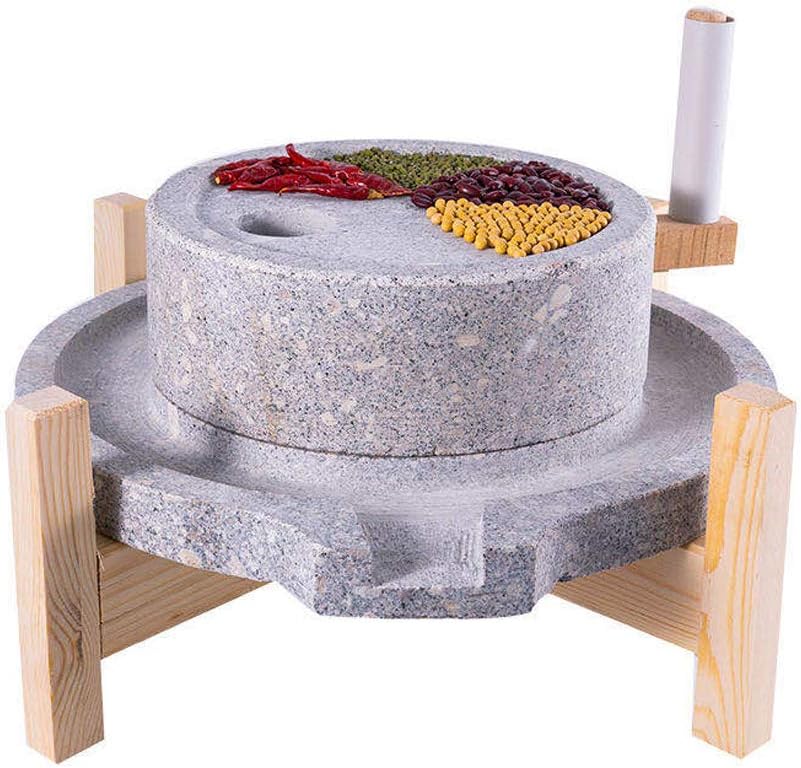 Natural Granite Handmade Stone Mill/Grinder (10Wx14L)