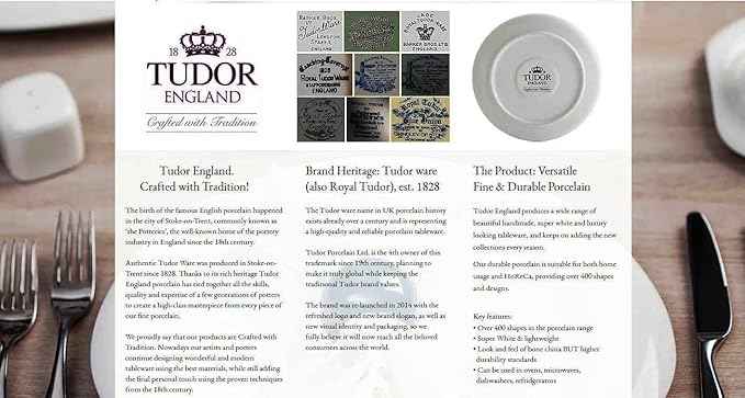Tudor Royal 16-Piece Round Porcelain Dinnerware Set, Service for 4, Rosemary, Summer Flowers, Plates Bowls Dishes, Glossy, Premium Quality Dish Set, Unique Pattern