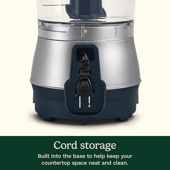 Cuisinart 5‑Cup Chop & Shred Food Processor, Compact Food Chopper, Easy‑Store Design, Silver FP-5