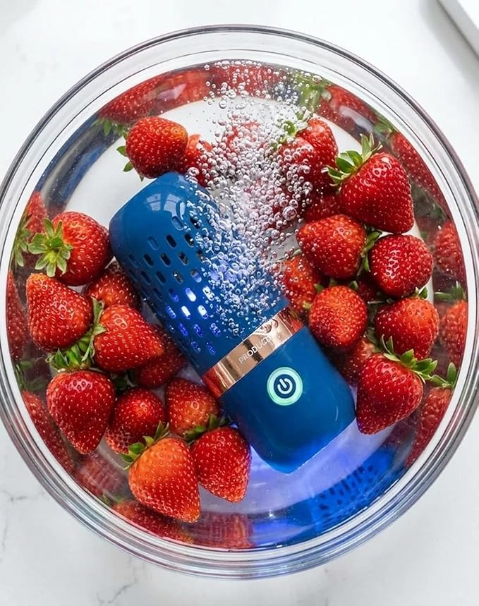 Produce Cleaner - Fruit Cleaner Cleaning Produce, Vegetables Meats in 10 Minutes, Portable, No Scrubbing for Home, Travel Outdoor Use