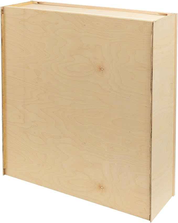 Quicklock RTA (Ready-to-Assemble) 42" Tall Wall Kitchen Cabinets - Shaker Style | 100% Hardwood | Made in America | Soft Close Hardware (12" D x 33" W x 42" H, Raw Maple)