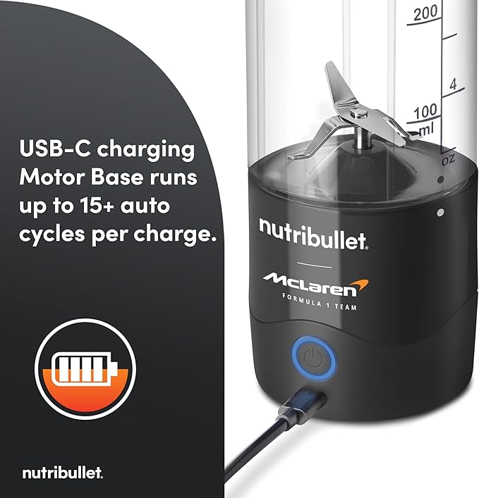 nutribullet® x McLaren Formula 1 Team: Portable Blender, Gray