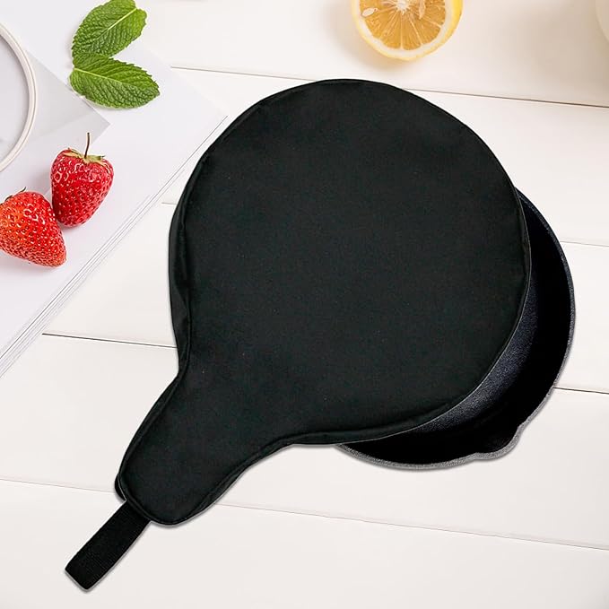 EATAKWARD Cast Iron Camping Skillet Bag for 8'' 10'' 12'' Skillets, Durable Skillet Pan Storage Bag Water Resistant Frying Pan Bag with Hanging Loop, Lightweight Skillet Bag for Camping Outdoors,2 pcs