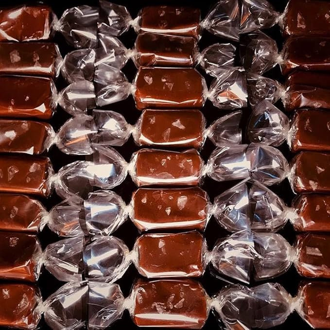 Candy Wrappers for Homemade Candy, 1000 Square Sheets Natural Cellophane, 5"x5" Clear Caramel Wrappers for Chocolate Lollipop Candy Making Supplies