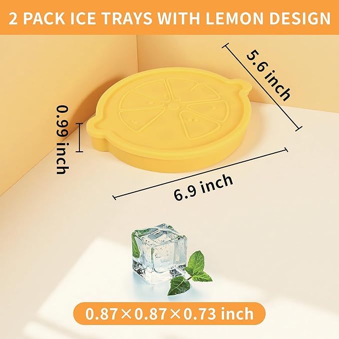 Ice Cube Trays Set of 4,Easy Release 120PCS Silicone Ice Cube Tray Mold for Freezer, Reusable Ice Trays for Freezer with Lid Stackable for Whiskey,BPA Free for Cocktail, Tea, Coffee