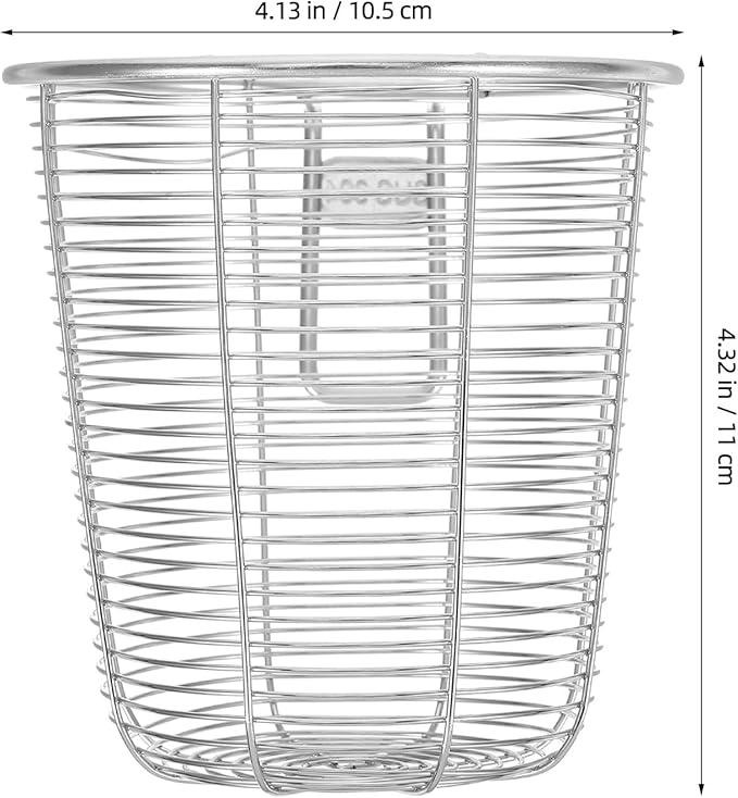 Cabilock Dishwasher Chopstick Basket with Hooks, Stainless Steel Kitchen Utensil Holder, Cutlery Organizer for Chopsticks Spoons Forks Straws, Small Hanging Silverware Drying Rack, 3pcs