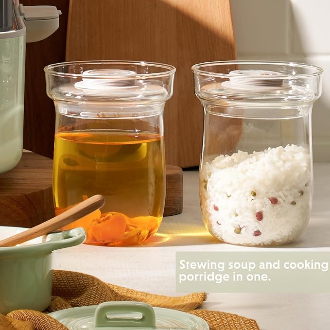 BUYDEEM G553 5-Quart Electric Food Steamer Bundle With A500 Stew Pots