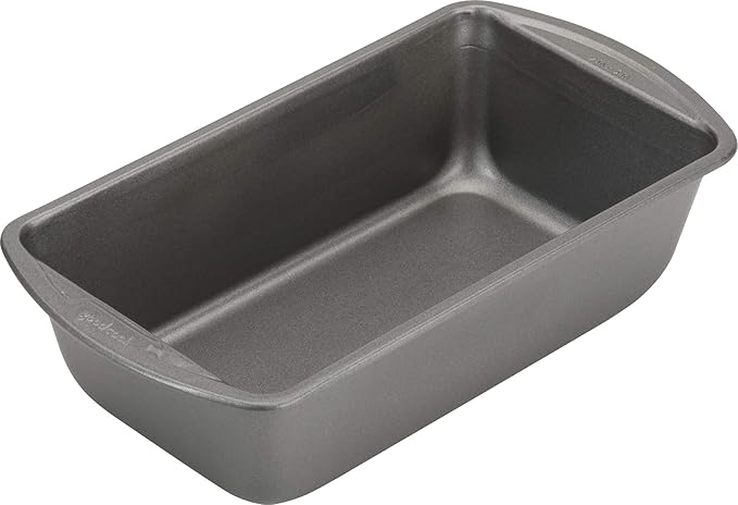 GoodCook Nonstick Loaf Pan Heavy-Duty Steel Bakeware with Easy-Clean Non-Stick Coating, Oven & Dishwasher Safe Pan, 9 x 5-Inch, Gray