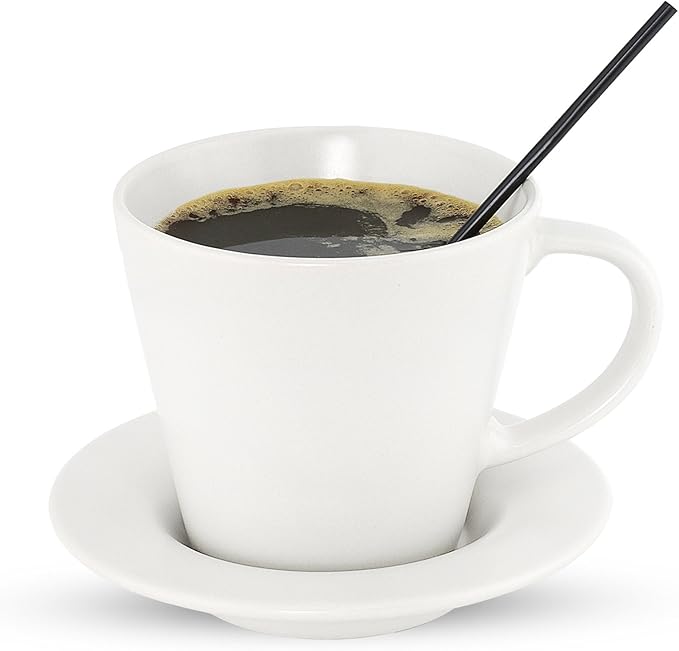 Disposable Plastic Coffee Stirrer Straw - 5 Inch Sip Stir Stick (Black, 1,000 count)