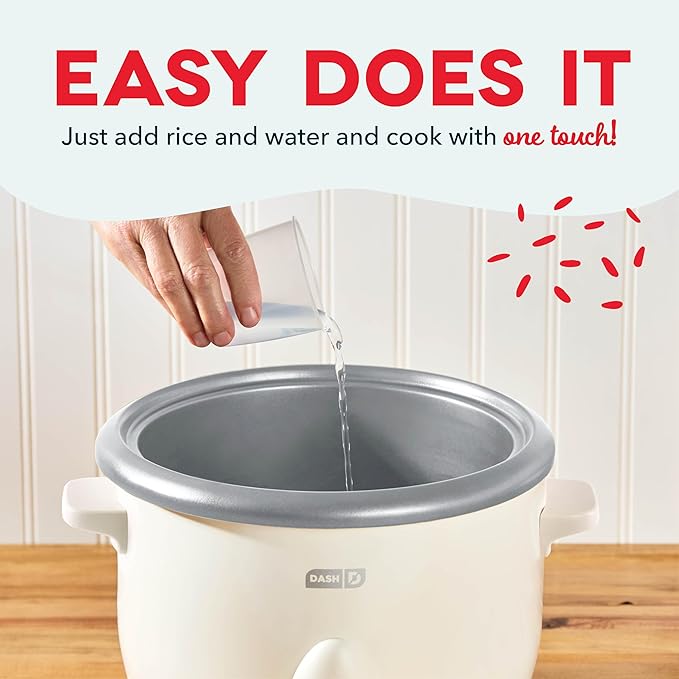Dash Family Sized Rice Cooker - Large-Capacity Rice Cooker - Features Ceramic, Nonstick Surface & Keep Warm Function - Great for Convenient Meal Prep & Family Meals - 20-Cup Capacity