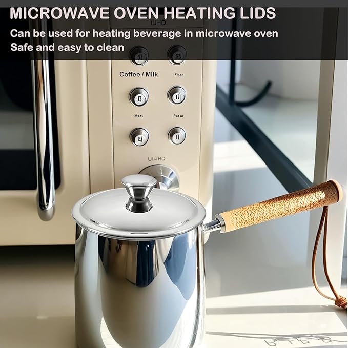 4.3Inch Stainless Steel Universal Lid, Cup Covers, Pot Cover for Small Pots, Sauce Pans, Skillets, Small Saucepans, 11CM