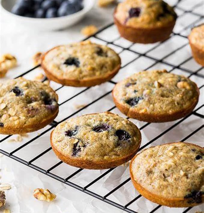 Muffin Top Pan Non Stick 4 Cavity Baking Moon Pie Whoopie Pie, 4 Inch Yorkshire Pudding Pan Hamburger Bun Pan Cake Baking Tray Egg Sandwich Mold Maker Mold for Oven, Air Fryer
