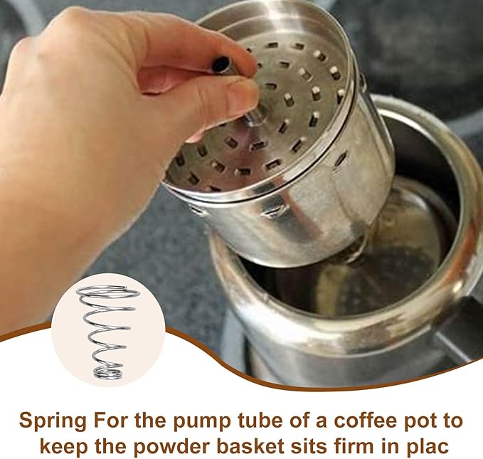 Percolators Pump Tube Spring Fits For Farberware Yosemite Stove Top Coffee Percolators - 2 Pcs