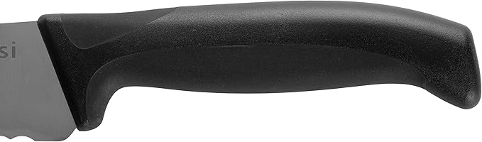 Bread Slicer for Homemade Bread with 10-Inch Serrated Bread Knife – Adjustable Width Bamboo Bread Cutter for Loaves, Bagels, Cakes – Cutting Guide with Crumb Tray