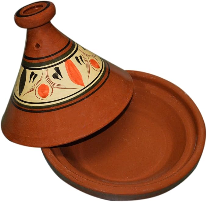 Moroccan Cooking Tagine Handmade Safe Lead Free Traditional Medium Size