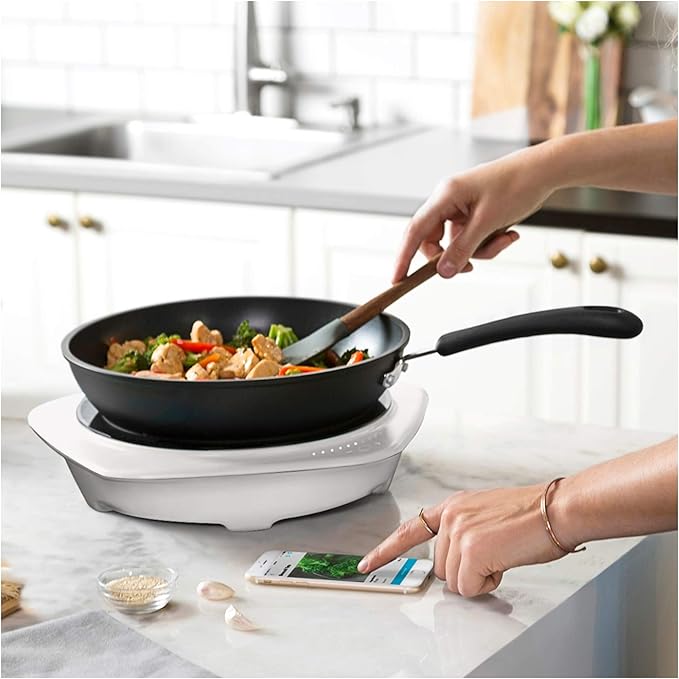 Goodful by Cuisinart Sous Vide Cooker, One Top Induction Cooktop, Goodful Collection, White, OT1500GF