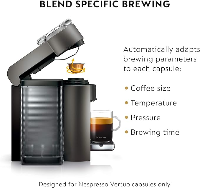 Nespresso Vertuo Coffee and Espresso Maker by De'Longhi, Titan Descaling Kit
