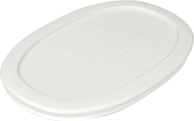 CorningWare F-15-PC 15oz French White Plastic Lid (4-Pack)