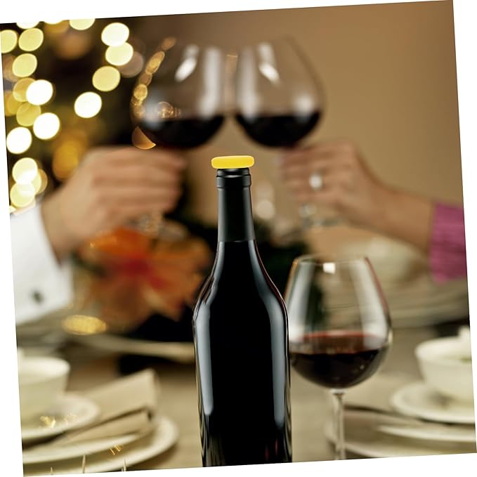 OUNONA 3sets Wine Bottle Stoppers Silicone Seal for Wine Reusable Bottle Stopper for Enthusiasts 6pcs*3