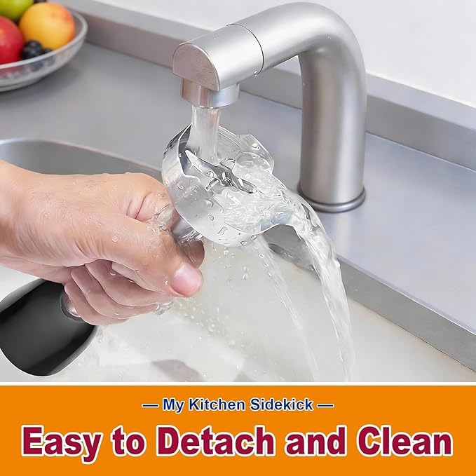 Upgraded 700W Immersion Hand Blender – 20 Variable Speeds, Up to 15,500 RPM Stick Mixer for Smoothies, Soup, Puree & Baby Food Black