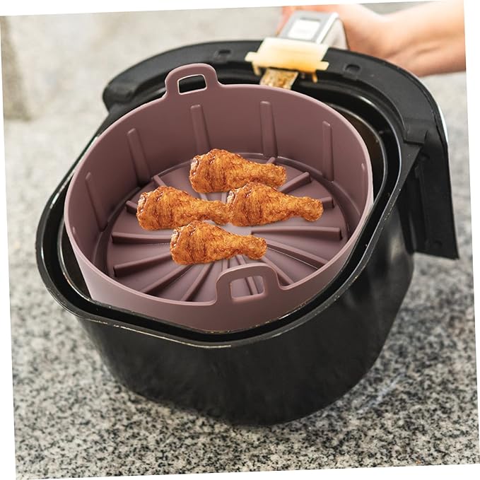 Air Fryer Liner Reusable Silicone Pad for Basket Oven Liners for Bottom