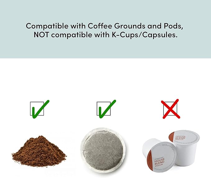 Elite Gourmet EHC-112B Personal Single-Serve Compact Coffee Maker Brewer Includes 14Oz. Thermal Travel Mug with Stainless Steel Interior, Compatible with Coffee Grounds, Reusable Filter, Black