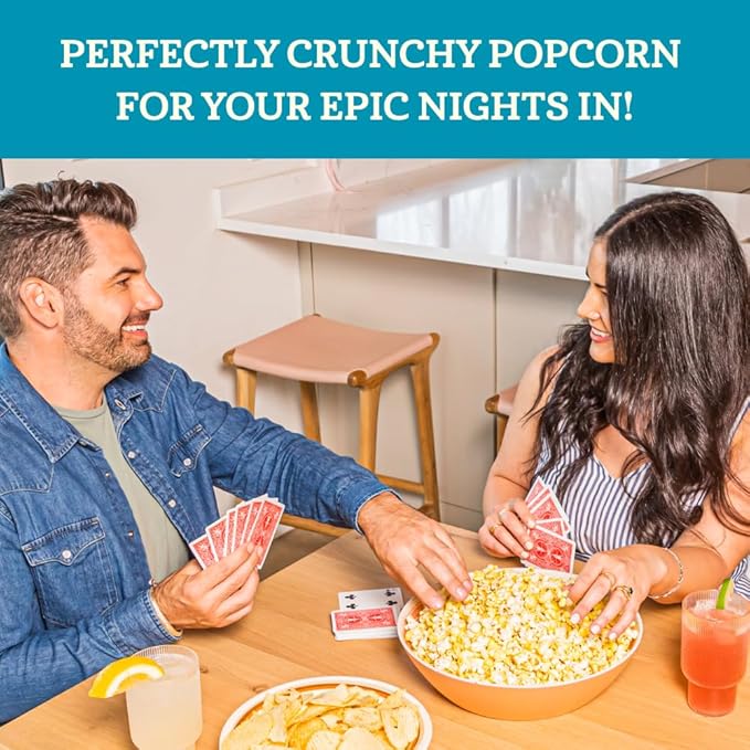 Franklin’s Gourmet Popcorn All-In-One Popcorn Packs for Popcorn Machine - 4oz Pack of 10 - Made in USA - Packs of Corn Kernels with Buttery Salt & Oil