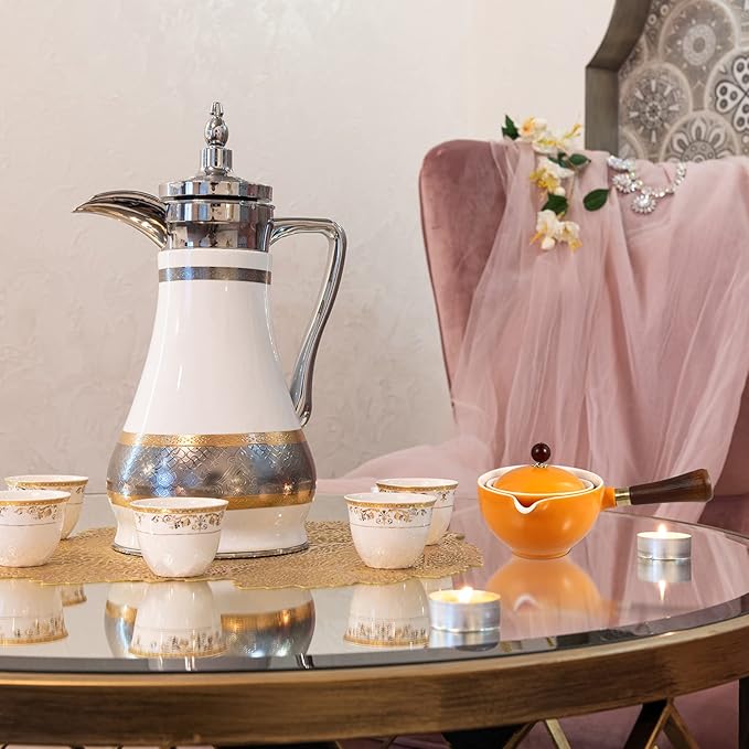 Ceramic teapot,large teapot,1pc Teapot Glass Water Pitcher Chinese Tea Maker Loose Leaf Tea Pot Chinese Household Filter Tea Steel Tea Filter(Yellow)